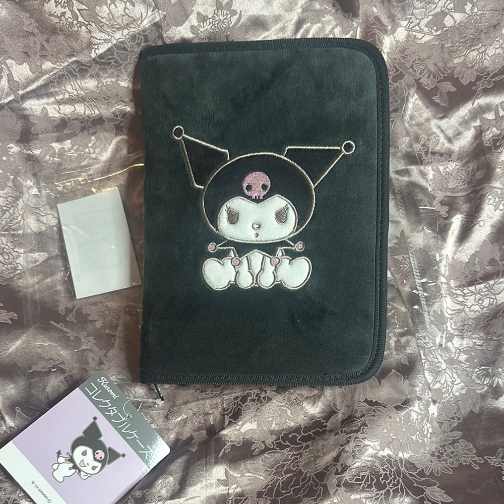 Kuromi Black Velvet Pouch